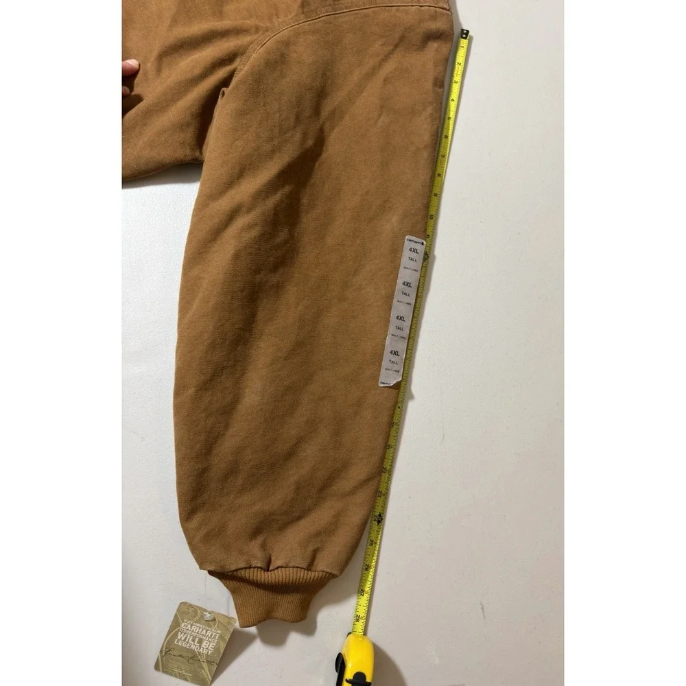 NWT Rare CARHARTT 4XL  Auburn Coat Sandstone Quilt Lined 100826 J130 BRN